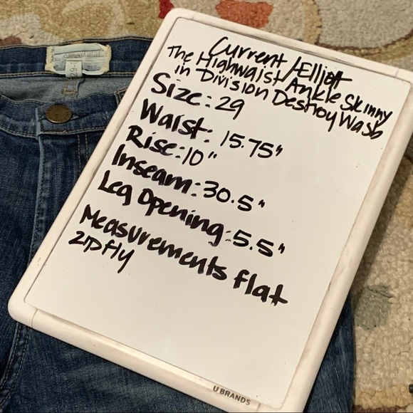 Current/Elliott The High Waist Ankle Skinny Jeans - Picture 10 of 11